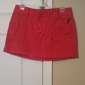 Red skirt